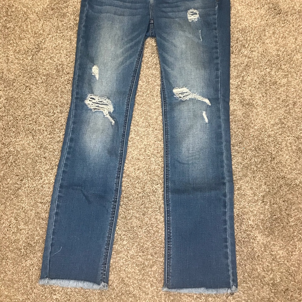 Fringed bottom jeans - Picture 4 of 4